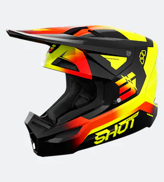 Capacete MX Shot Race Gear Furious Rocket Jovens 27