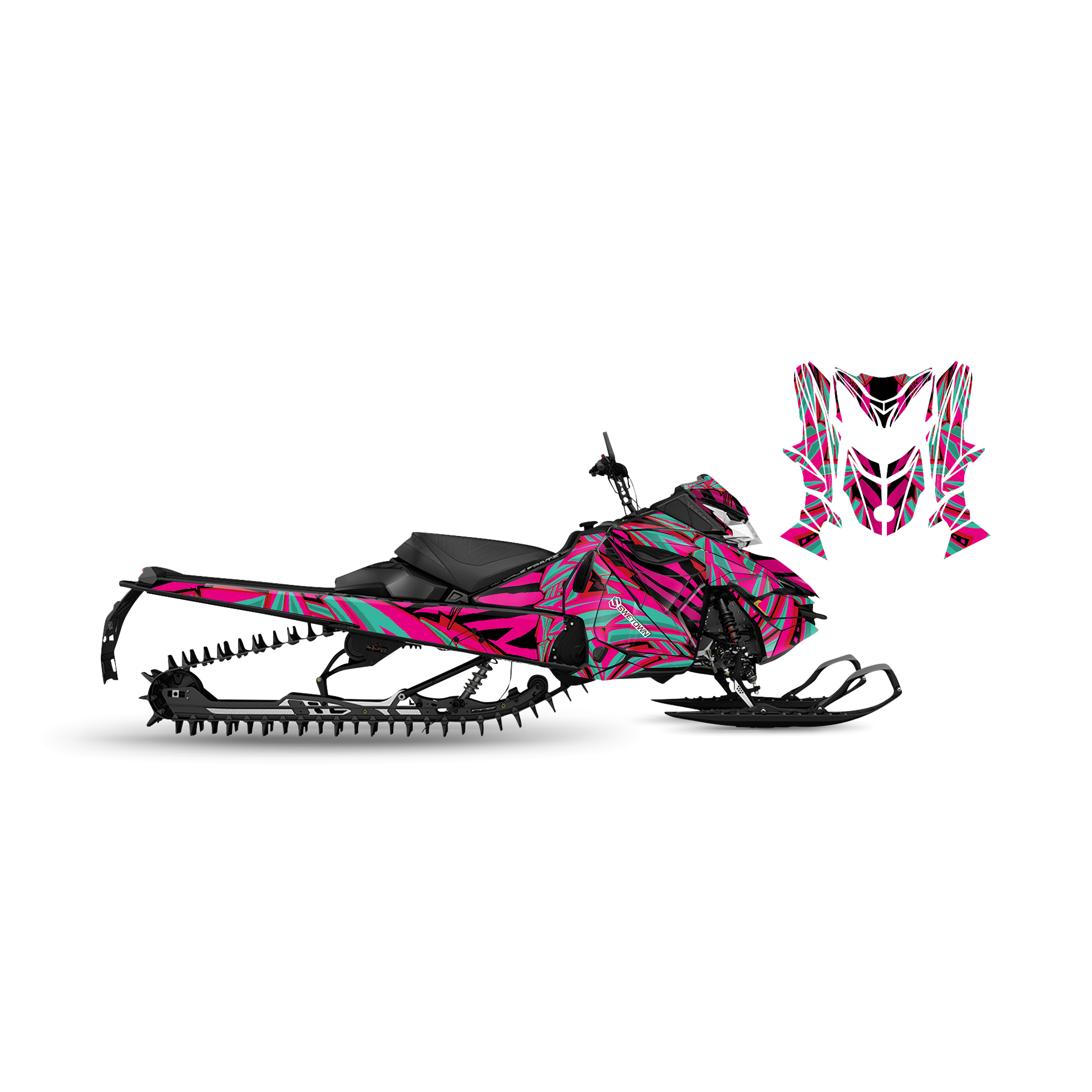 Tarrasarja SweTown Safari Pinkki