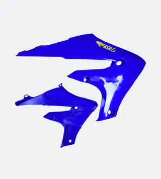 Cycra Powerflow Radiator Shrouds Blue