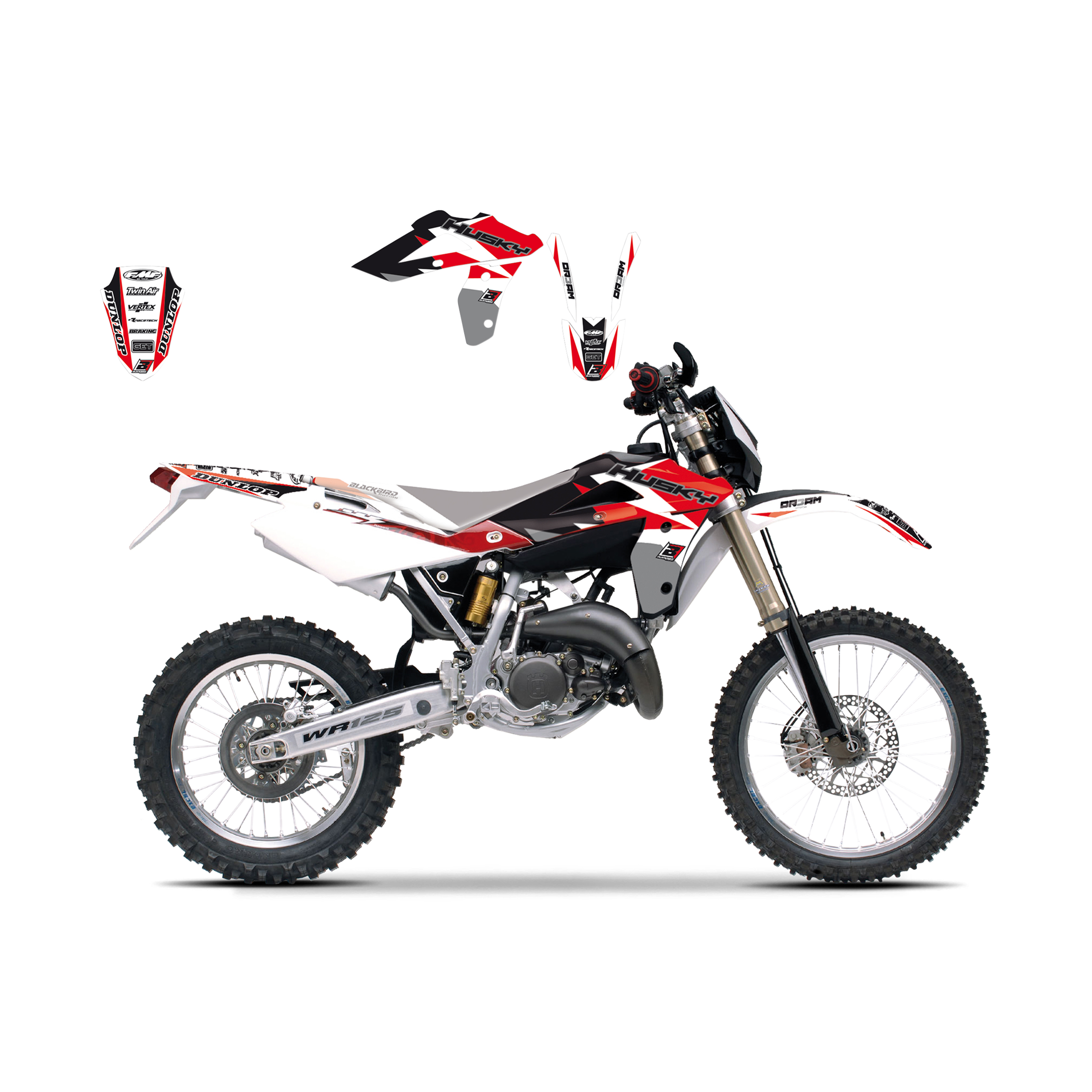 Stickerset Blackbird Husqvarna Dream 3