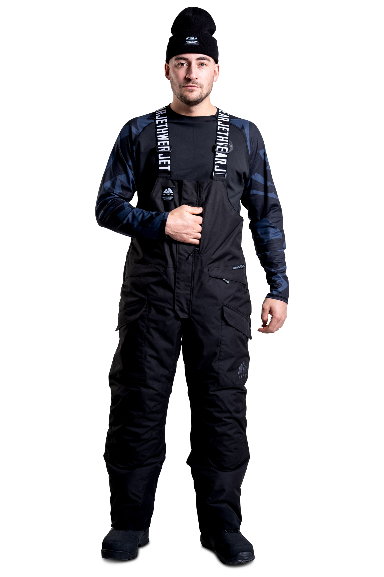 Snežne Hlače Z Naramnicami Ogrodje Jethwear Pro
