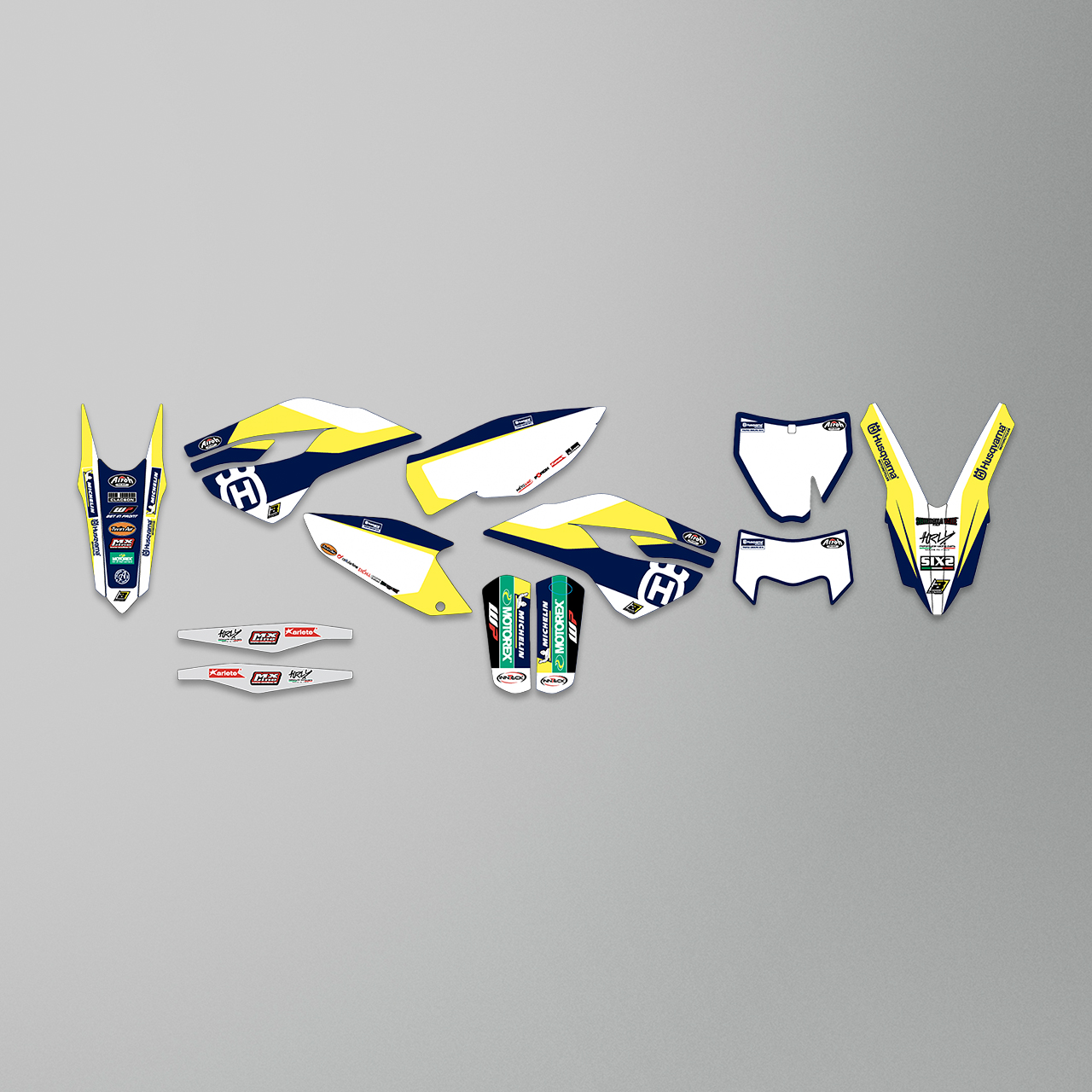 Blackbird Replica Trophy 2019 Decal Kit White-Yellow-Blue