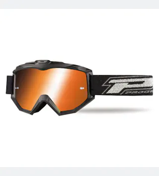 Krossiprillid ProGrip 3204 MX Matt Must/Oranž Peegelklaas