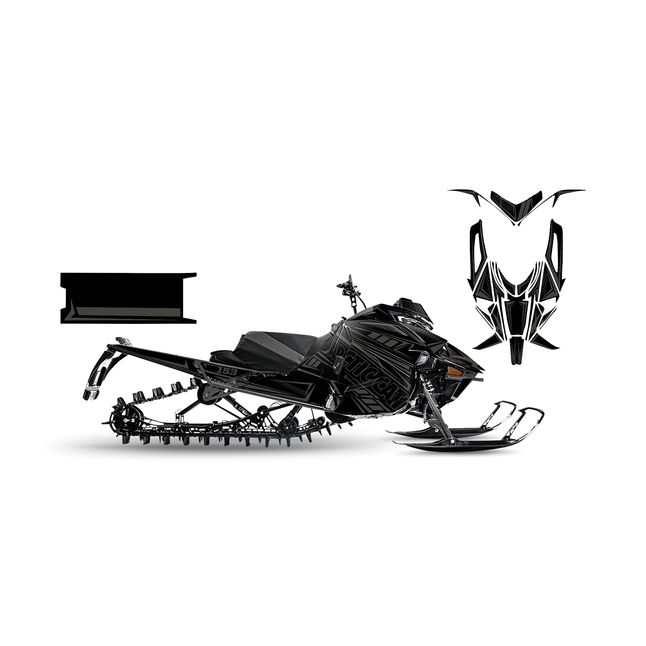 Tarrasarja SweTown Team Racer 18 Musta-Harmaa