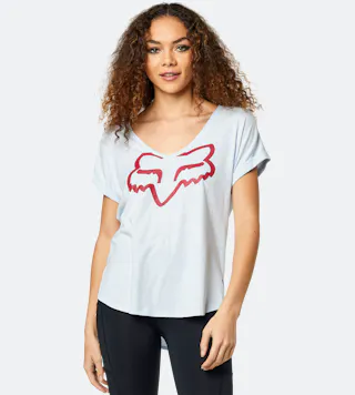 T-shirt FOX Responded SS Vneck RL SLVE Dames