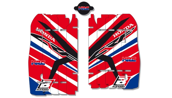 Blackbird Team HRC Replica Radiator Guard Decals