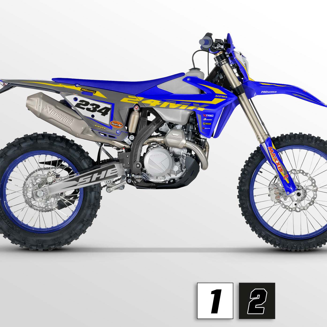 Stickerset 24MX Sherco Shardline