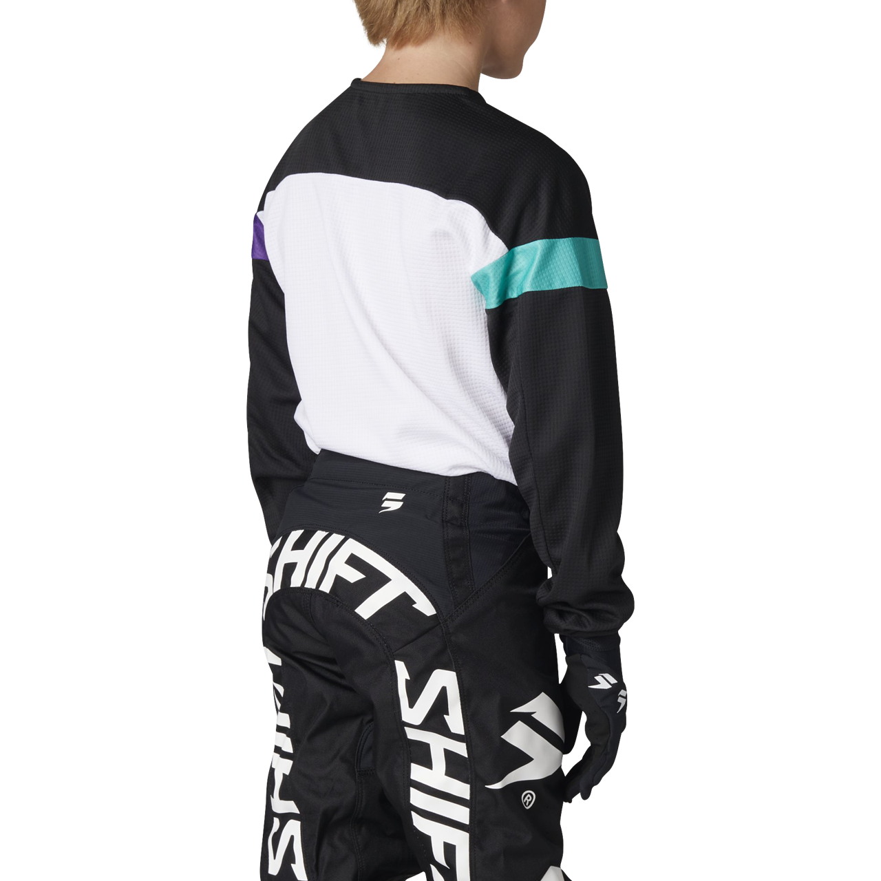 Shift White Label Ultra Youth MX Jersey-Purple
