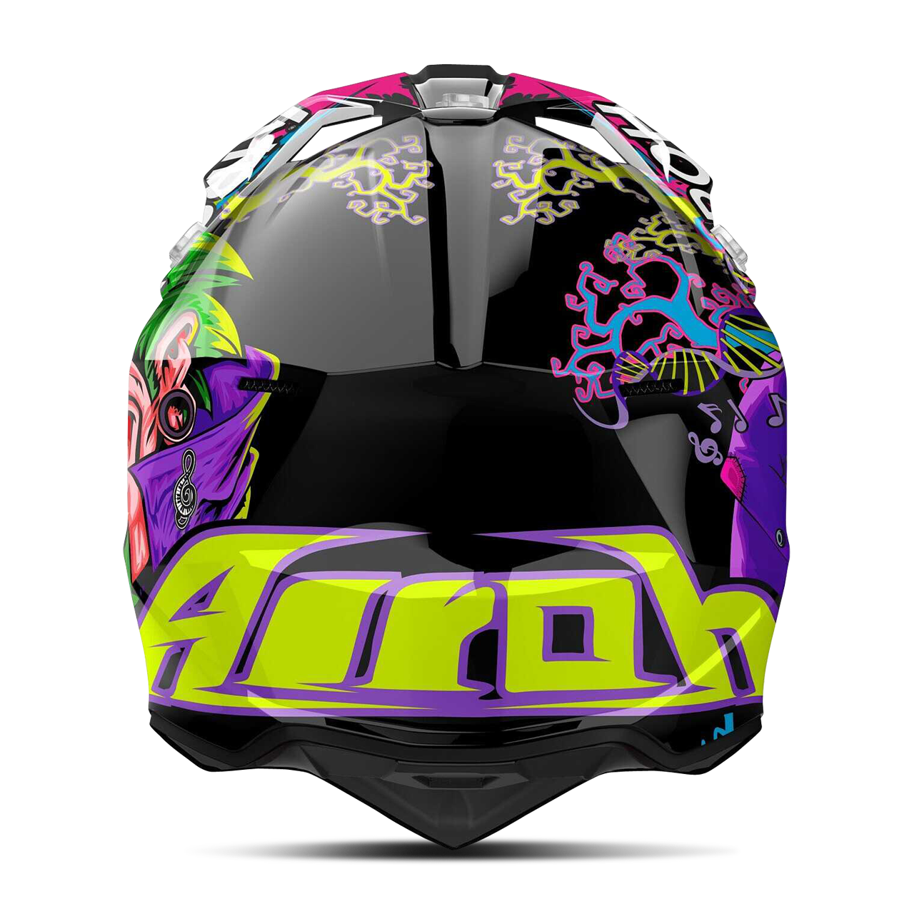 Casco de Cross Airoh Wraaap Music