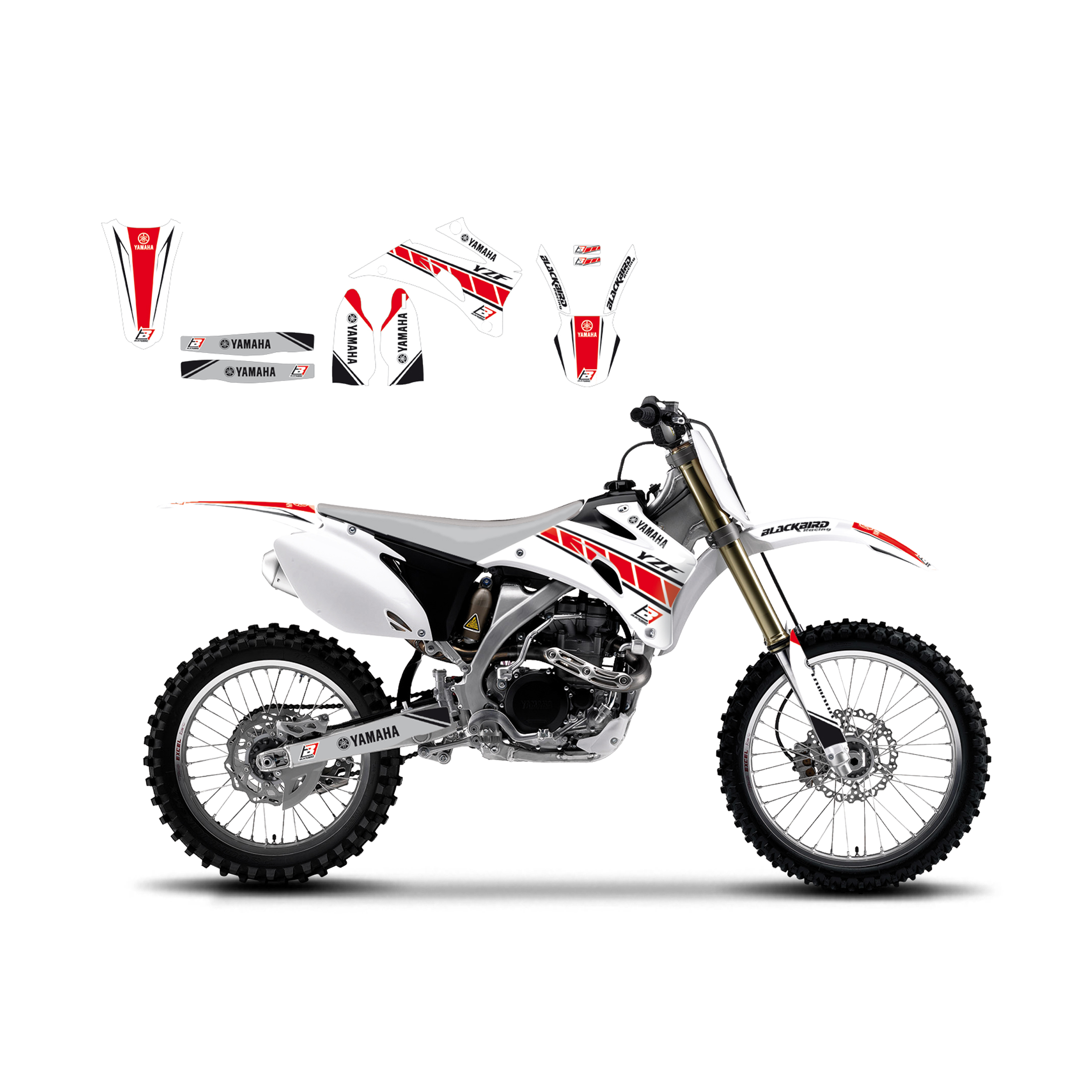 Stickerset Blackbird Super White