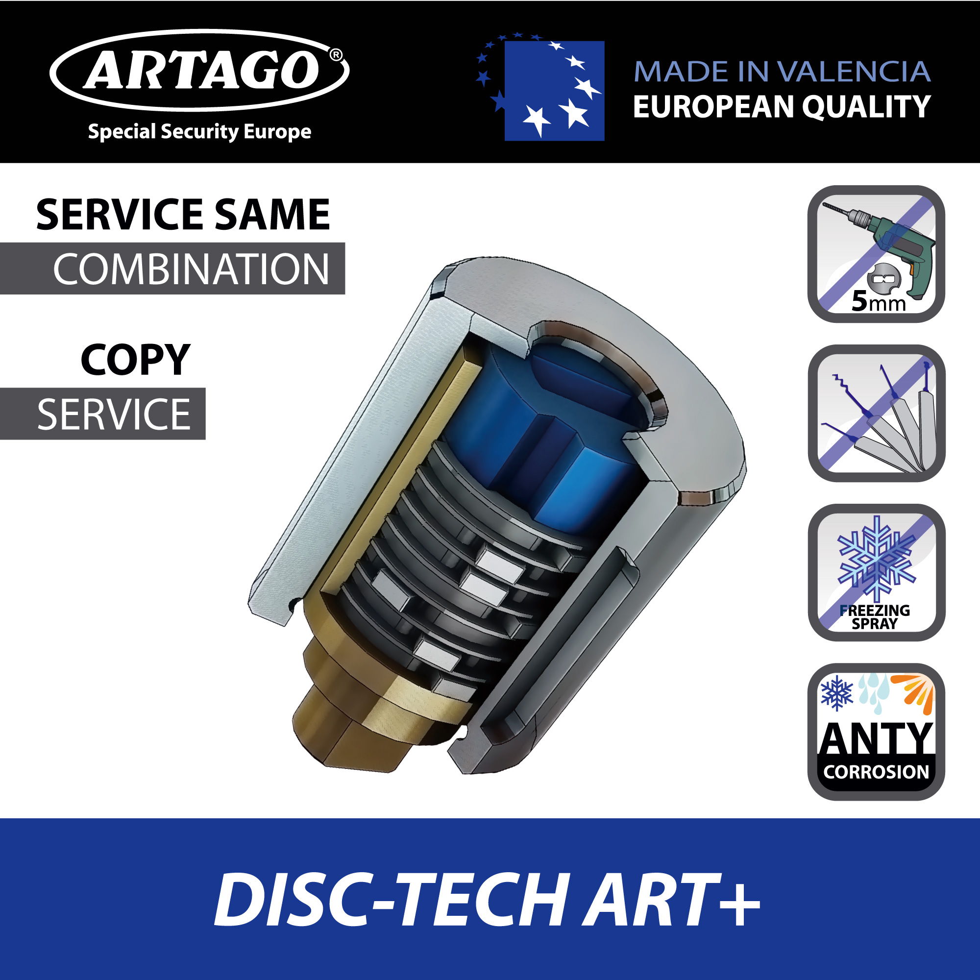 Artago 69DUO Lock+Chain BUNKER selection, SRA