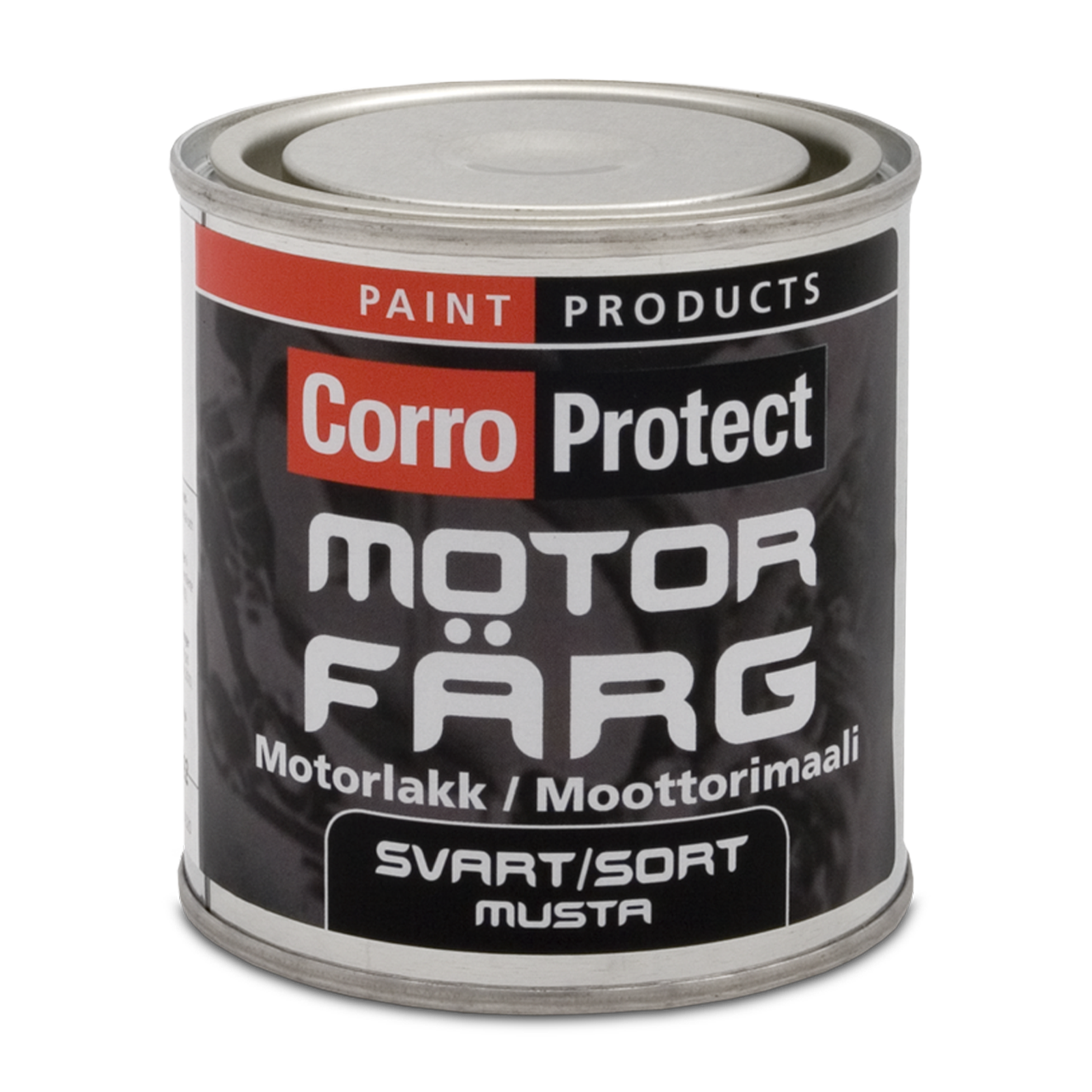 Motorverf CorroProtect 250ml Zwart