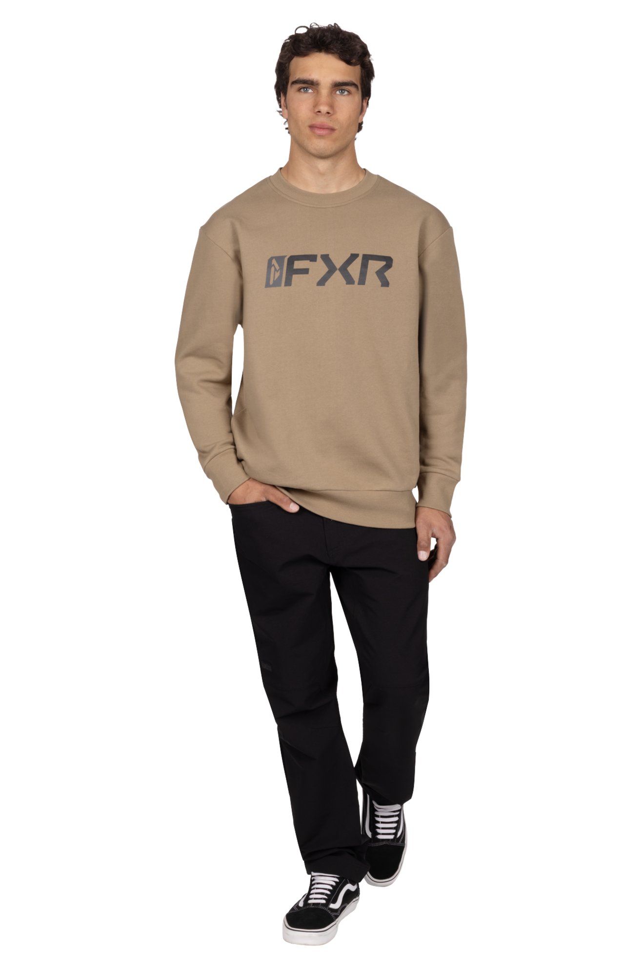 FXR Mitered Cotton Crewneck 27 Sweater