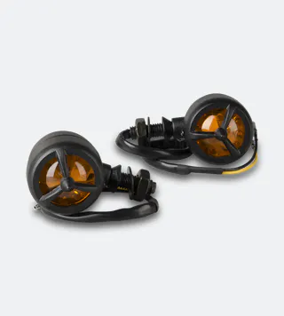 Intermitentes LED Snell Custom Negro