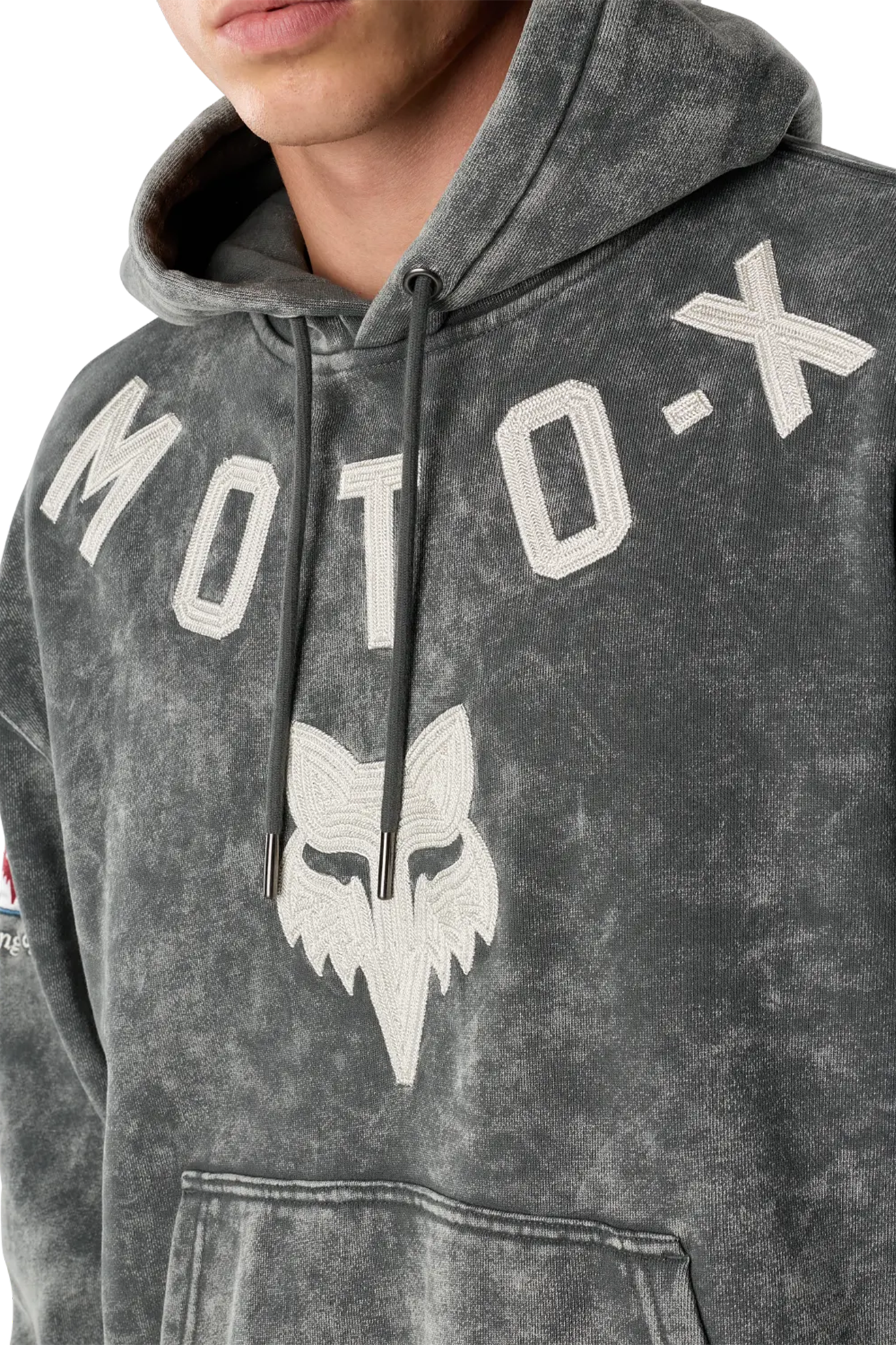 Felpa Pesante con Cappuccio FOX Moto-X