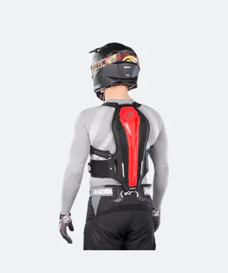 Rugbeschermer Hybrid Pro x6 Zandonà Rood