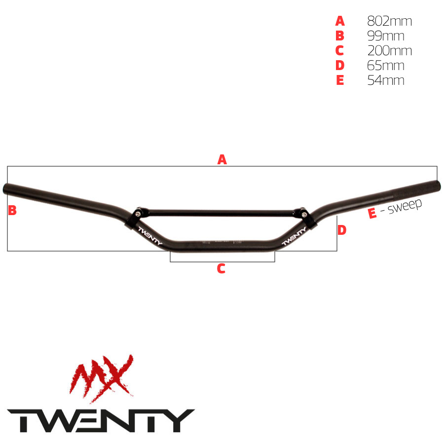 Twenty Handle bar 22mm