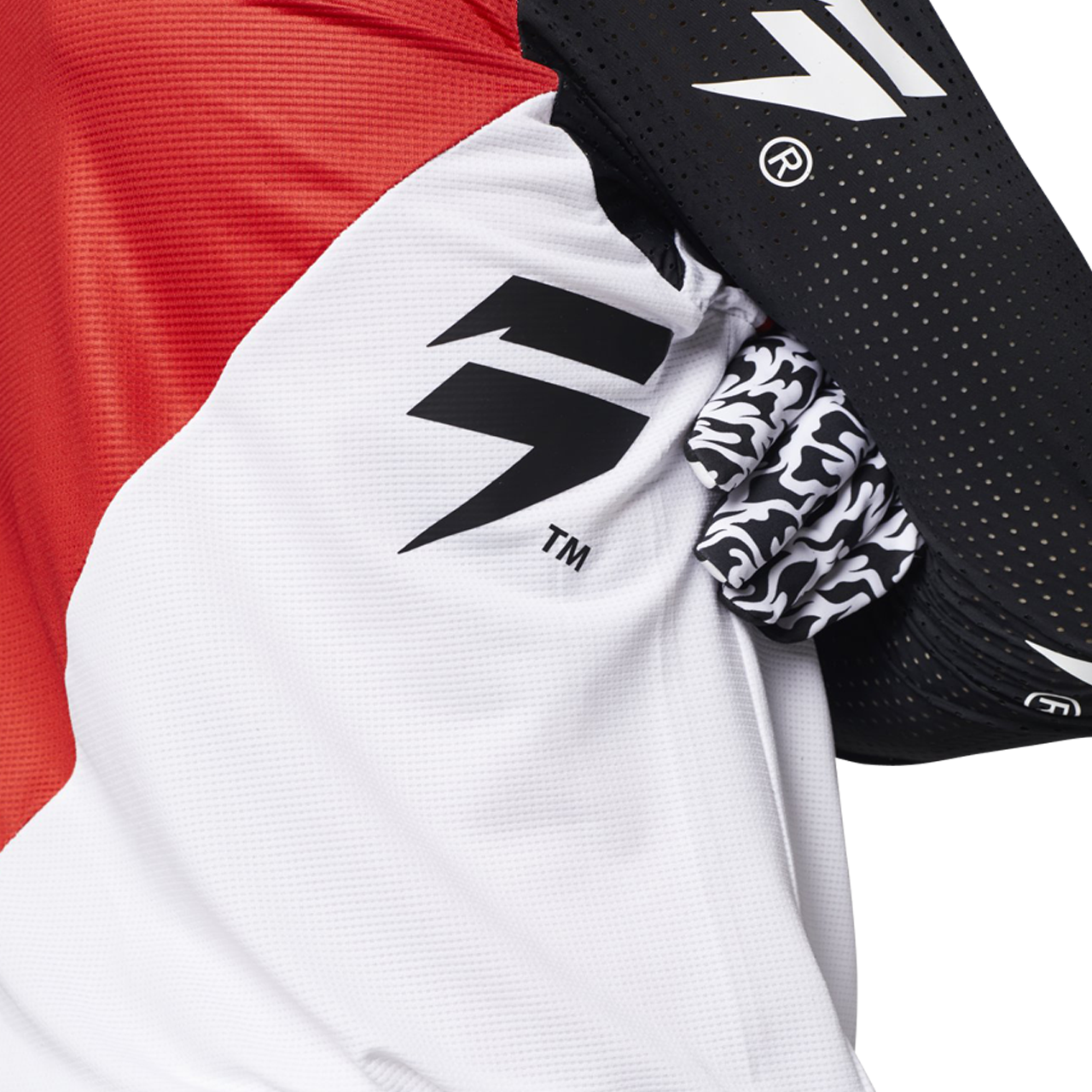 Maillot Cross Shift Blue Label Flame