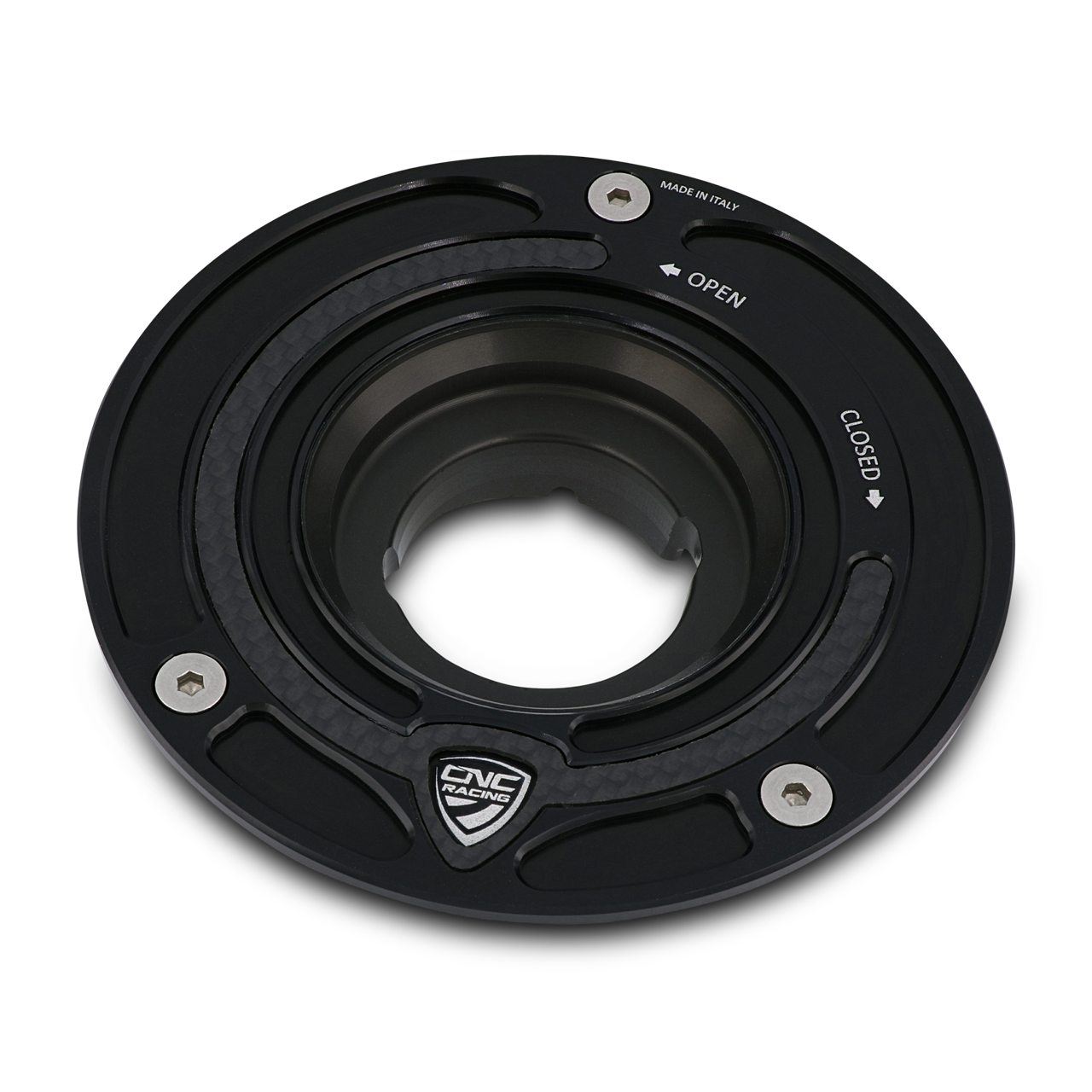 Brandstofdop CNC Racing Flange Koolstofvezel