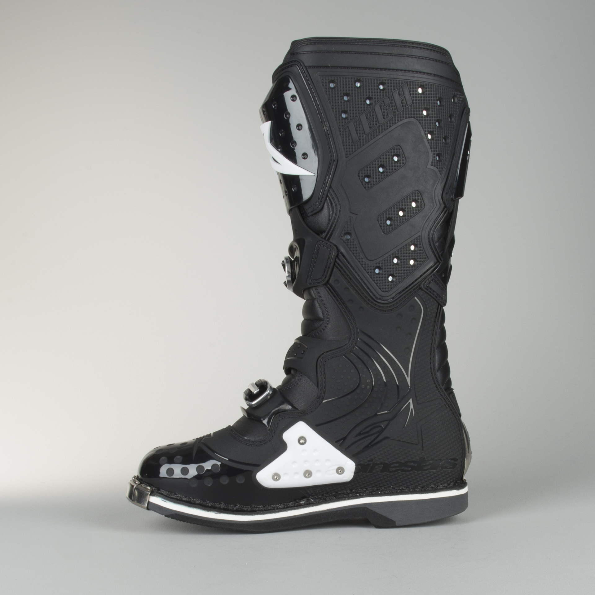 12 BLACK Alpinestars Tech-8 RS Boots 