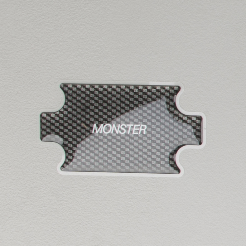OneDesign Triple Clamp Decal Carbon