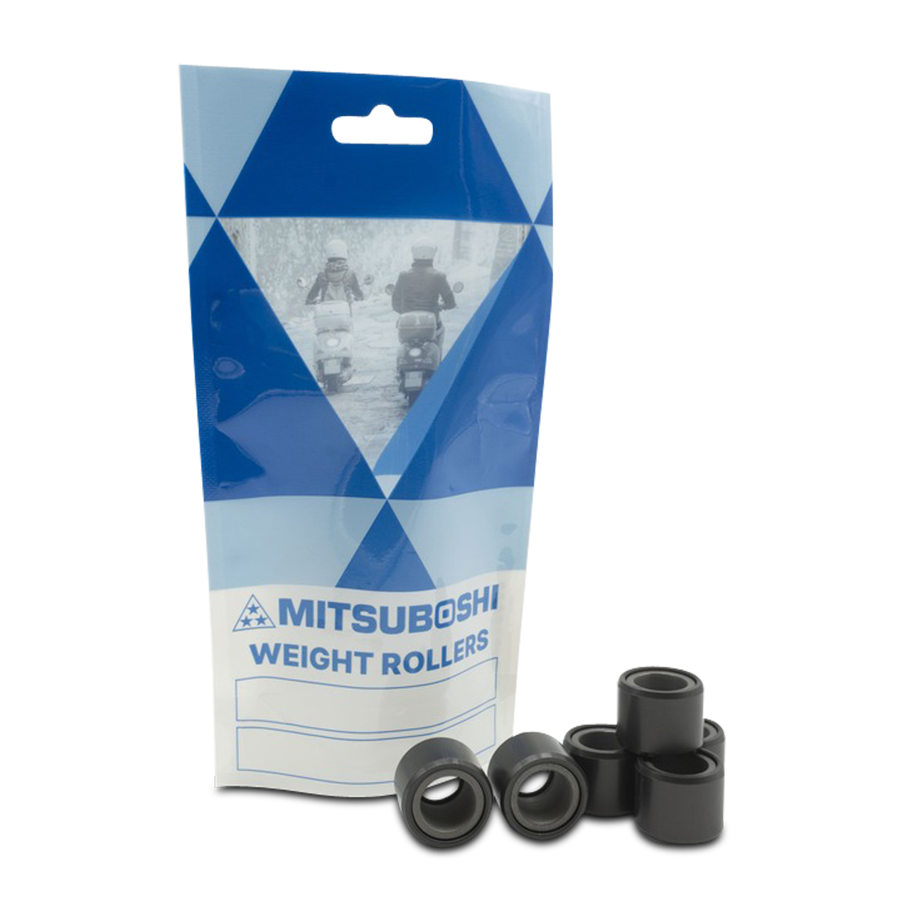 Mitsuboshi Set of 6 Scooter Weight Rollers