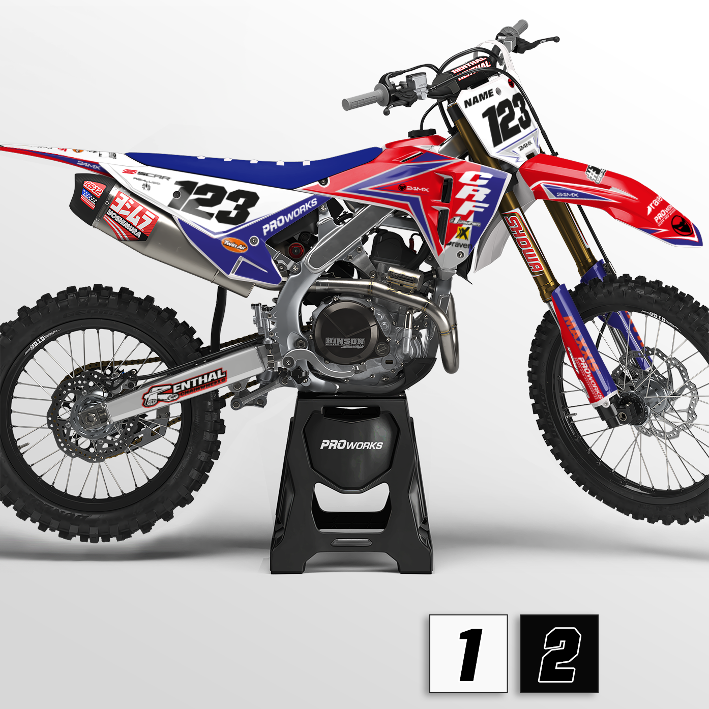 Decalset 24MX Honda PRO