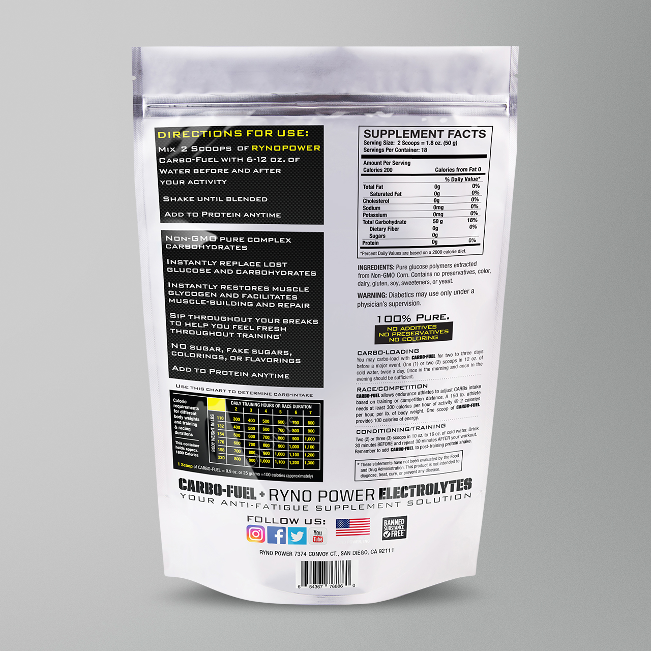 Ryno Power Carbo-Fuel 907g
