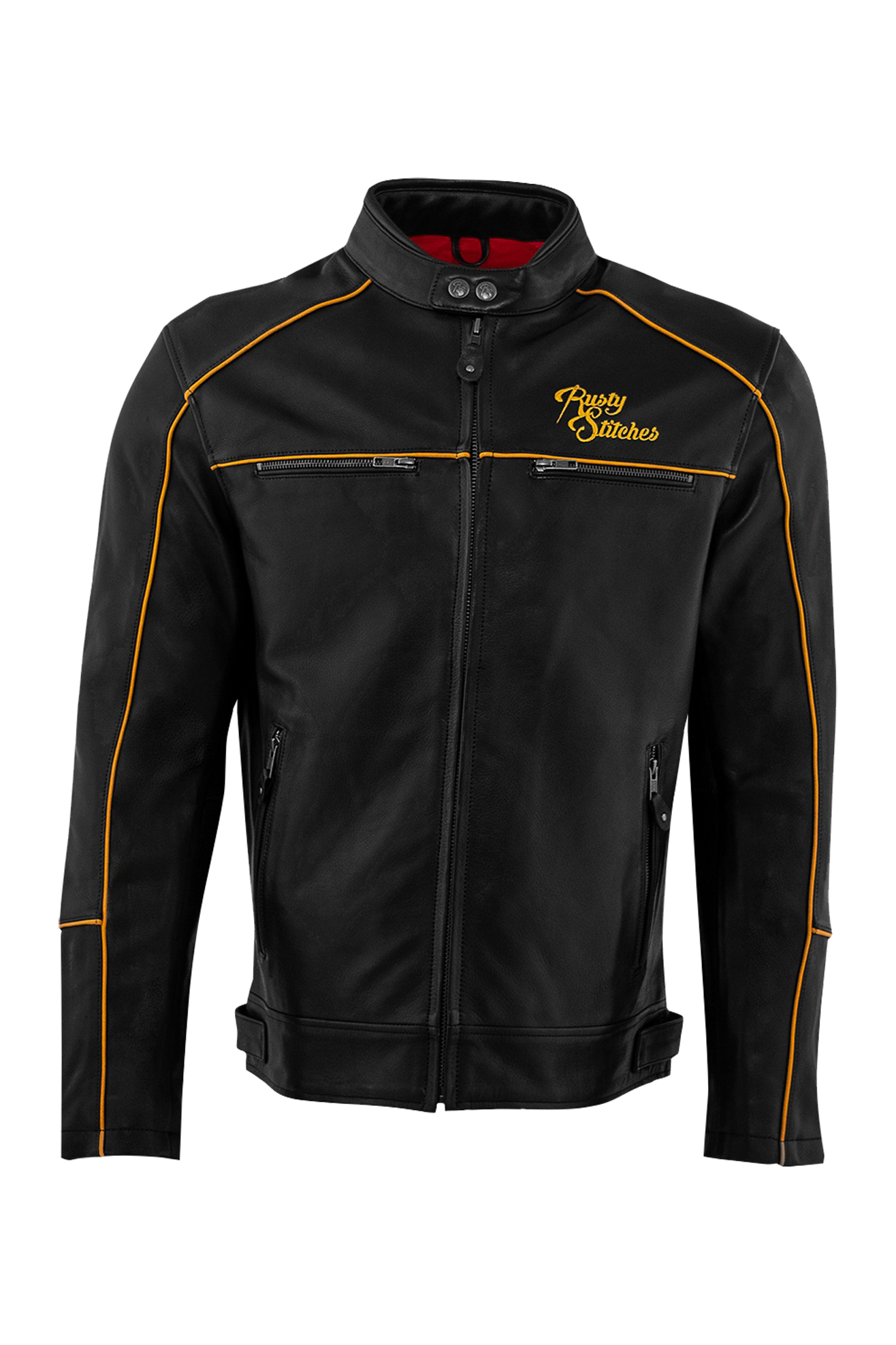 Rusty Rusty Stitches Chase Motorcycle Jacket | 24mx