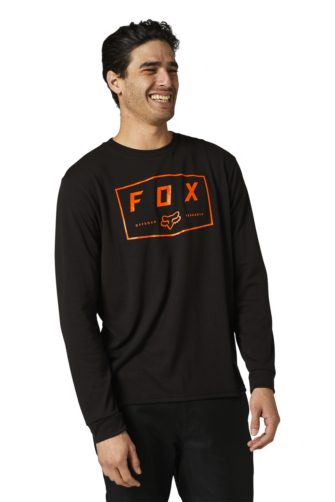 TShirt FOX Badger LS Tech Schwarz Jetzt 36 Ersparnis 24mx.de