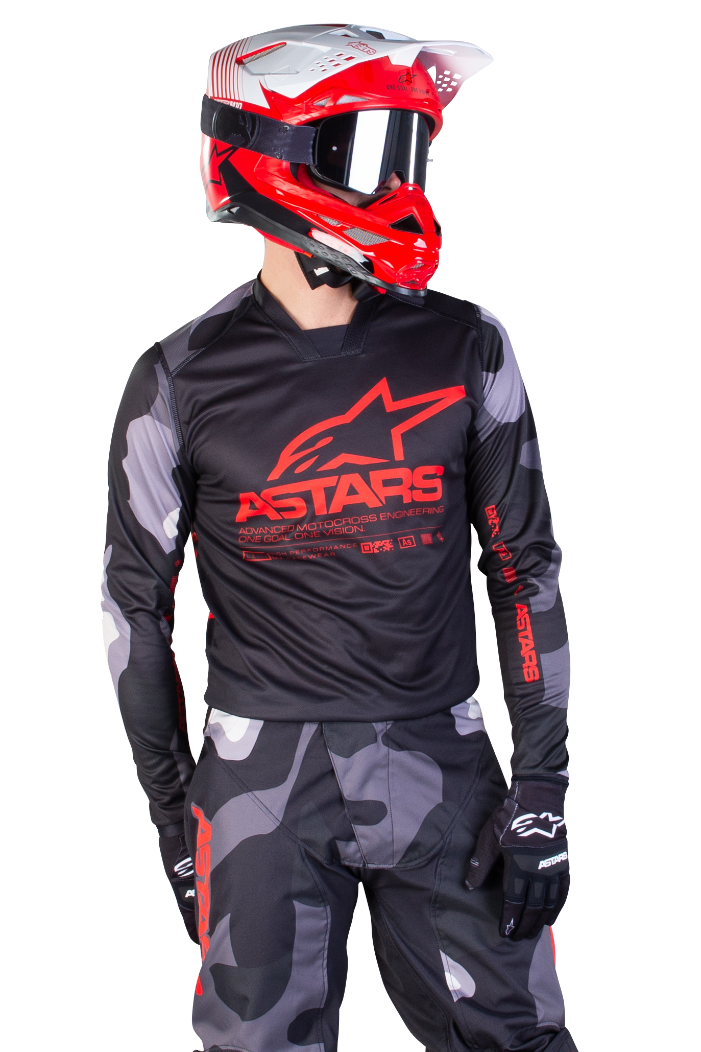 Camiseta de Cross Alpinestars Racer Tactical Desert