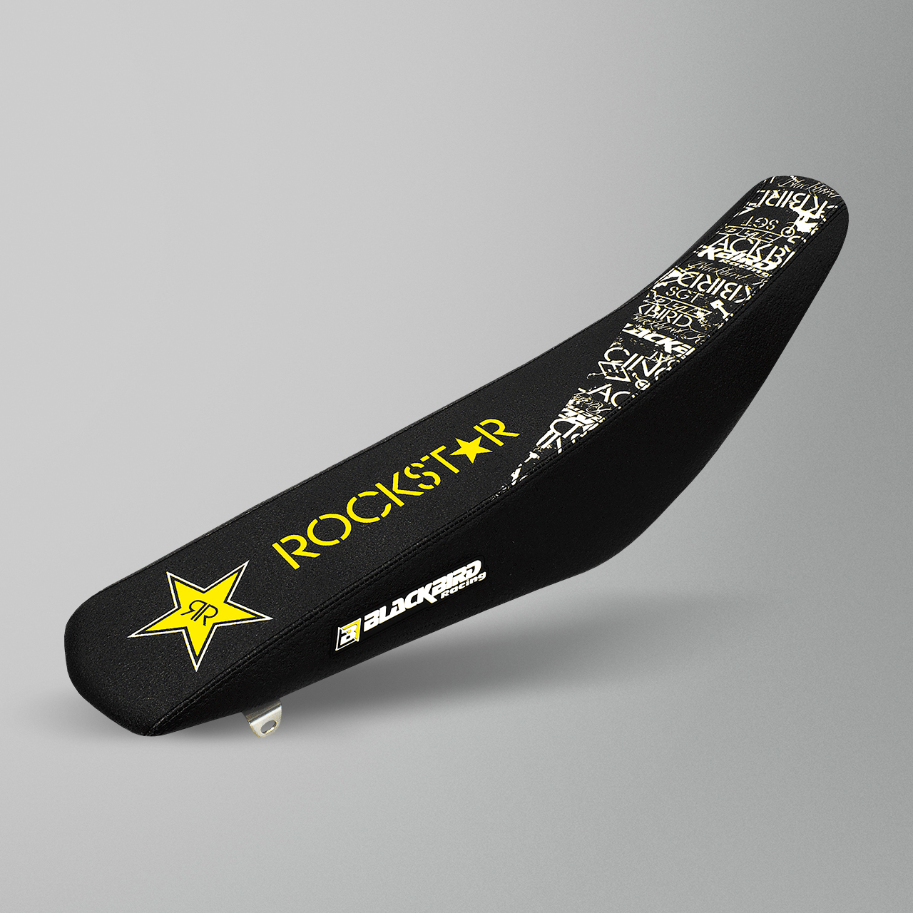 Blackbird Rockstar Energy Complete Decal Kit with Seat Cover Red-Yellow-Black