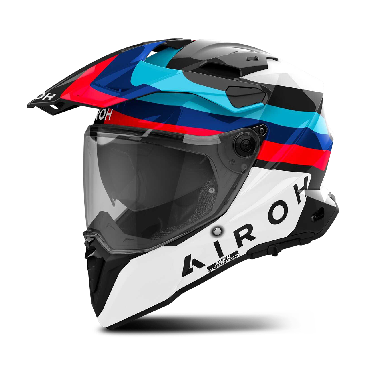 Airoh Commander 2 Doom Adventure Helmet Gloss Black - Dirt cheap 