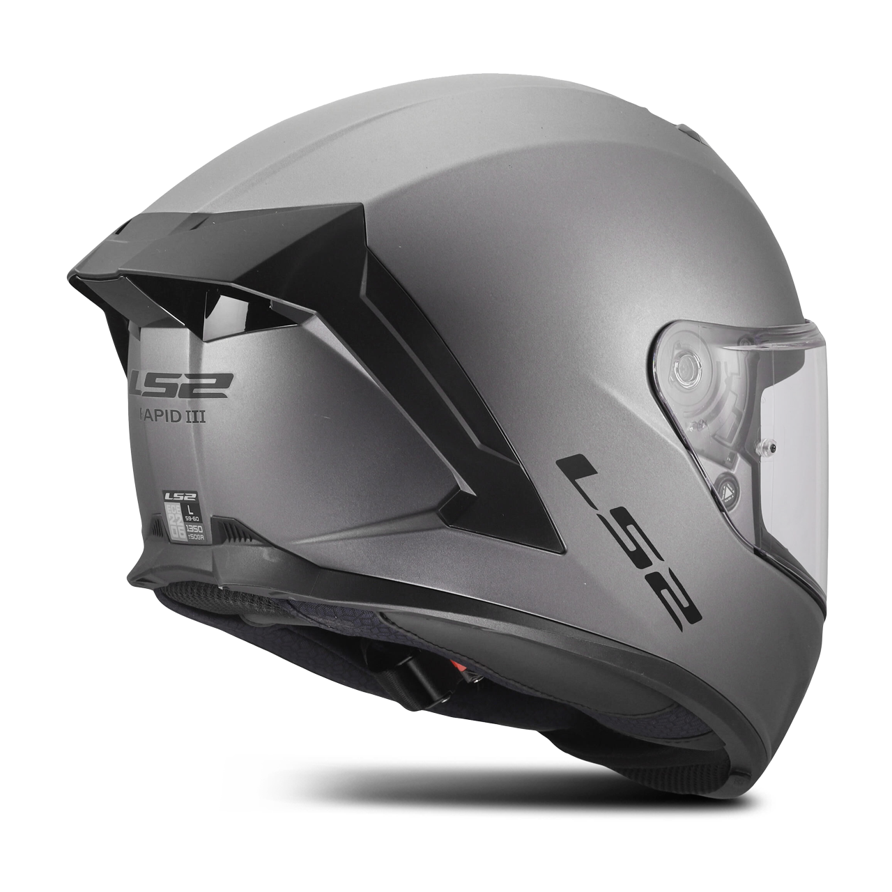 Integraalhelm LS2 FF820 Rapid III Effen