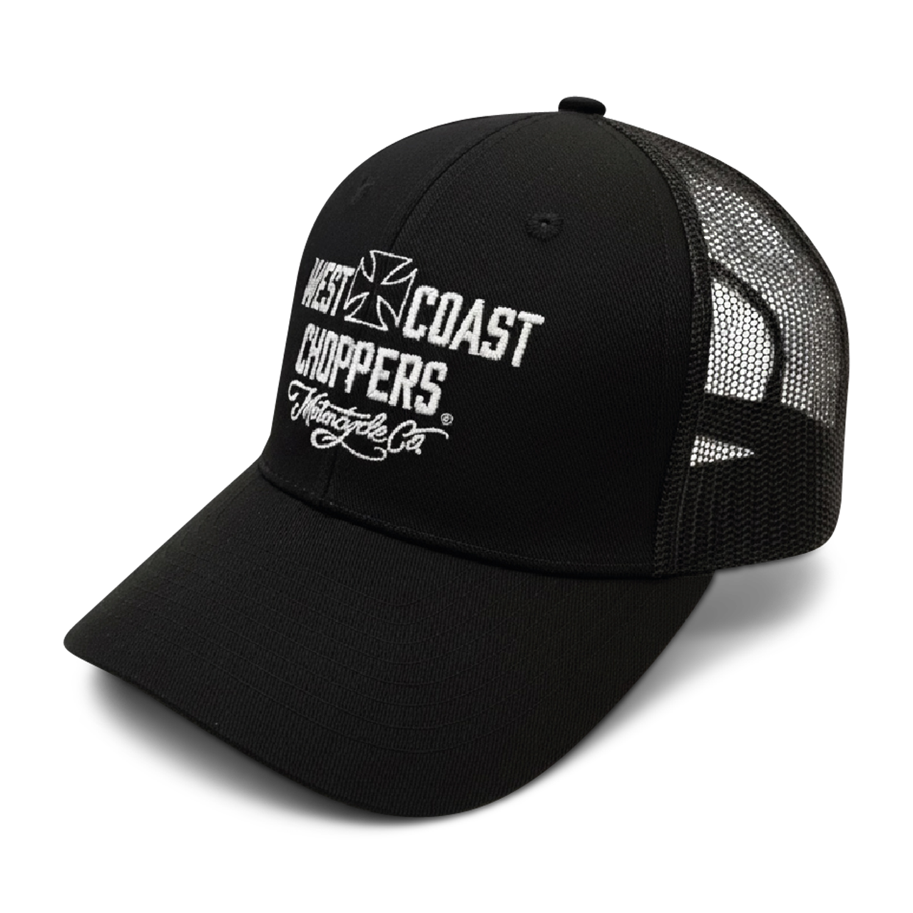 West Coast Choppers Motorcycle Co. 6 Panel Trucker Cap