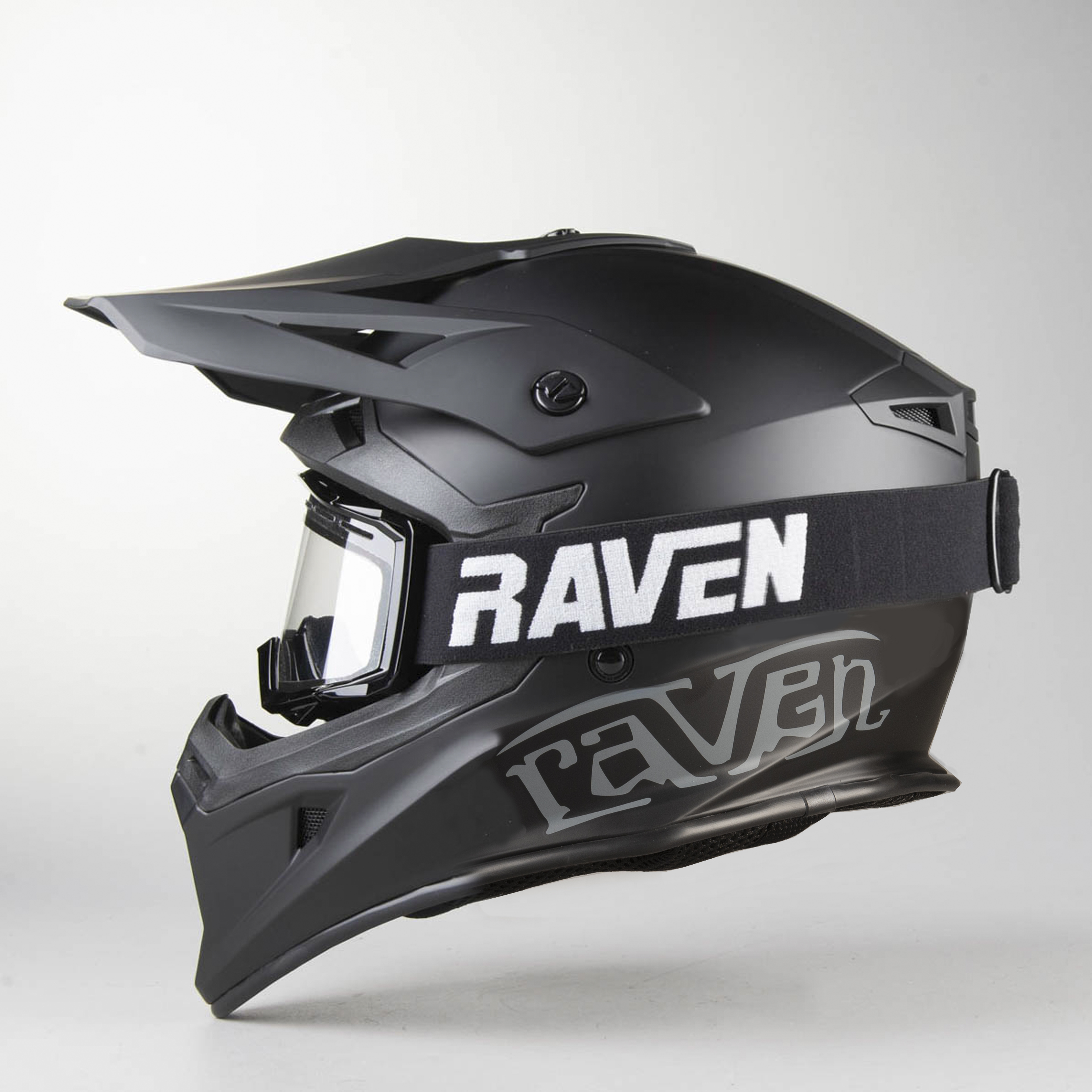 Raven Airborne Stealth MX Helmet Black Buy now, get 50 off