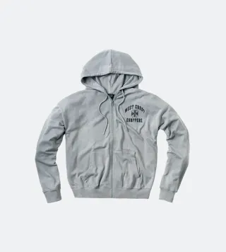 Sudadera Con Cremallera West Coast Choppers Iron Oversized