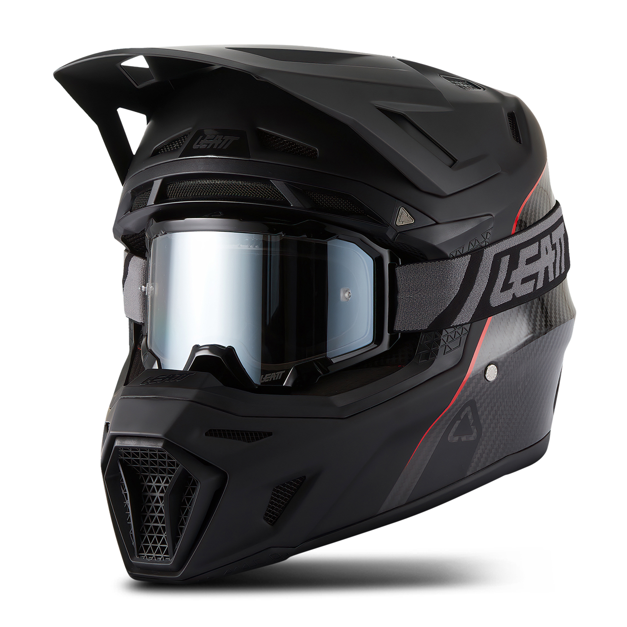 Crosshelm-Kit Leatt 9.5 V.27 mit Velocity 6.5 Iriz Crossbrille