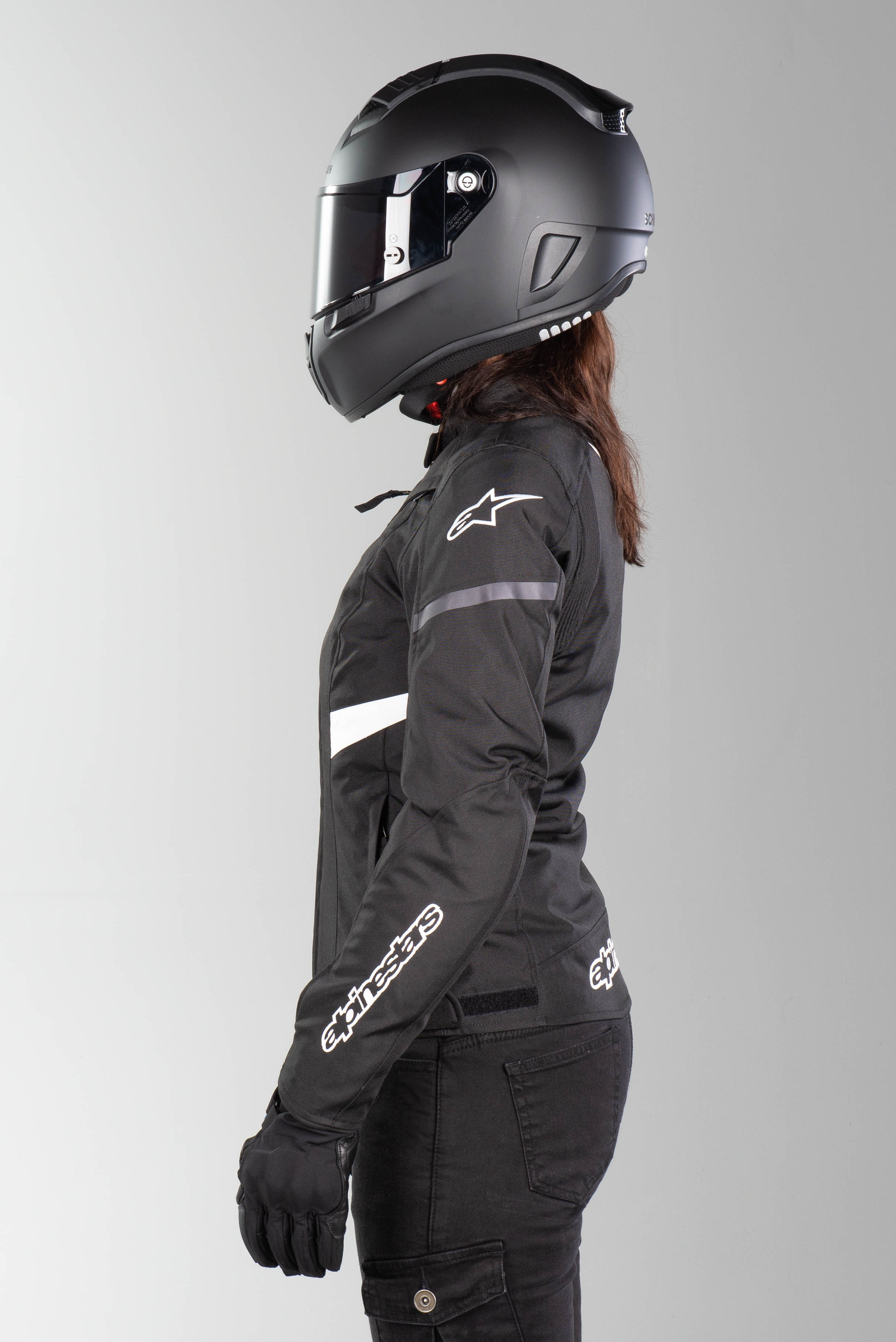 Jakke Alpinestars Stella T Kira vanntett Svart Hvit Nå 35 Jakke Alpinestars Stella T Kira vanntett Svart Hvit Nå 35