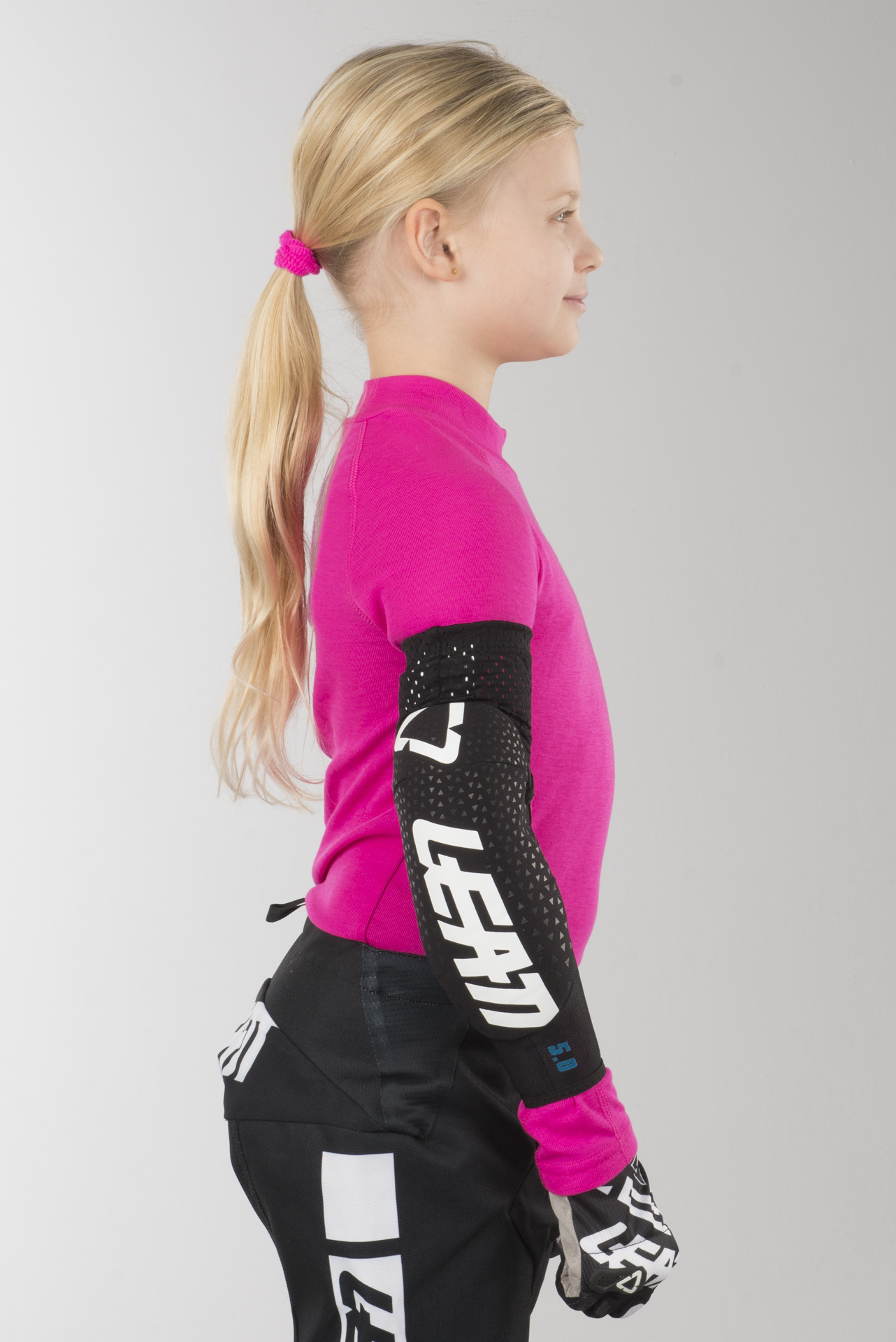 Coderas Leatt 3DF 5.0 Junior Blanco-Negro