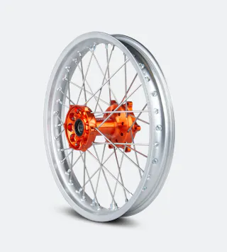 Twenty MX Rear Wheel Silver-Orange 18"