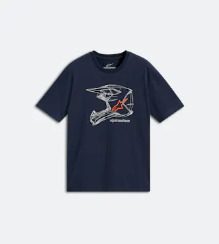 T-shirt Alpinestars MX Helm CSF