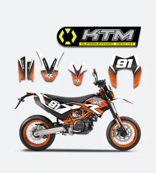 Personalizirani Komplet Naljepnica XLMOTO Supermotard OEM