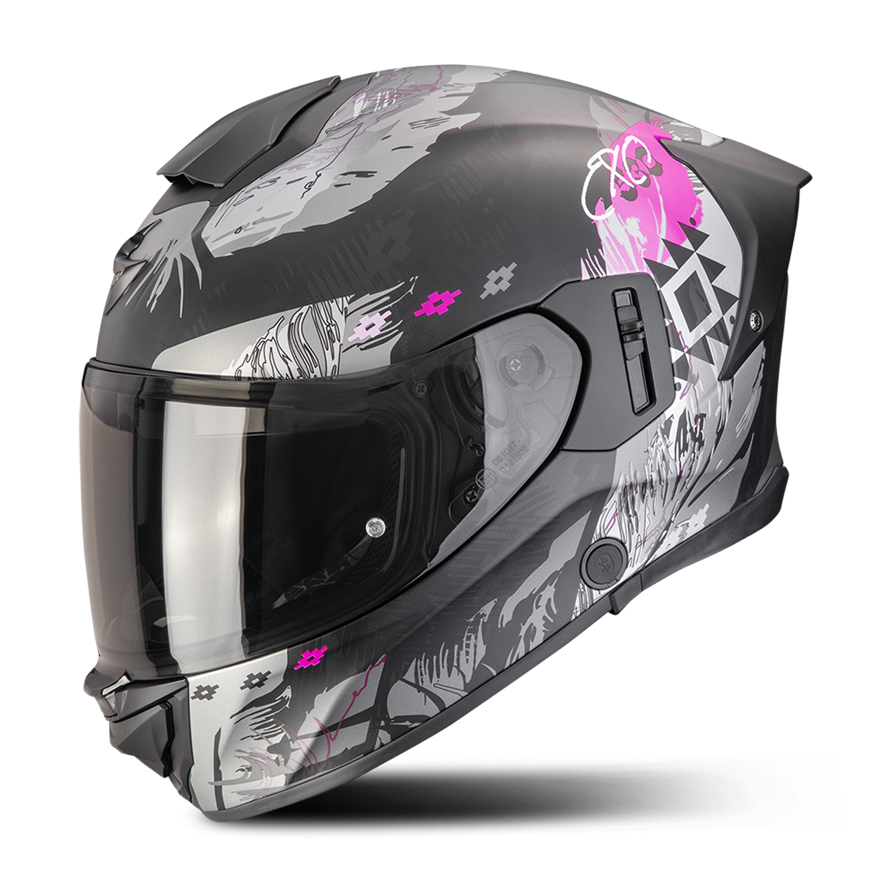 Helmet SCORPION Exo-Combat II Lord Matte Black/Red | Motorcycle Clothes