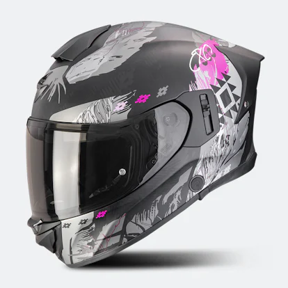 Helmet SCORPION Exo-Combat II Lord Matte Black/Red | Motorcycle Clothes