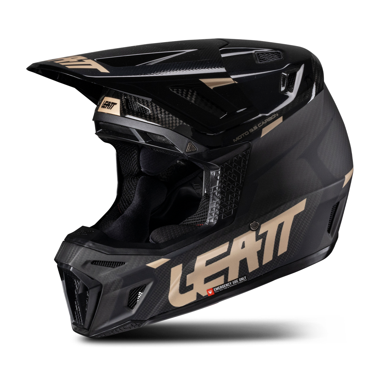 Helmset Leatt Moto 9.5 V25 Crosshelm Met Brillen