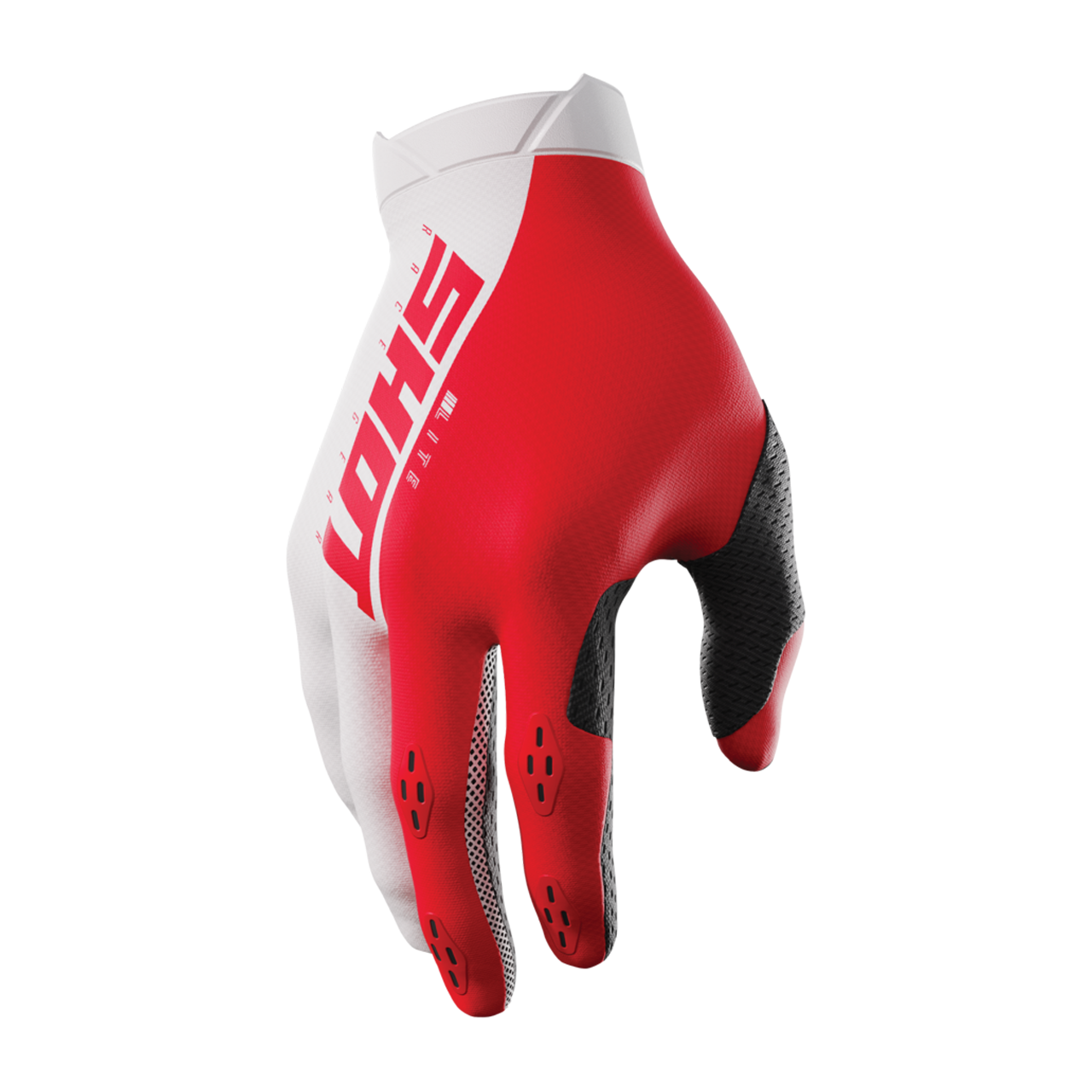 Shot Lite RęKawice Motocrossowe, BiałY-Czerwony, Rozmiar 3XL Dla Ty-image