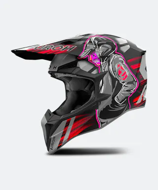 Casco de Cross Airoh Wraap Cyber