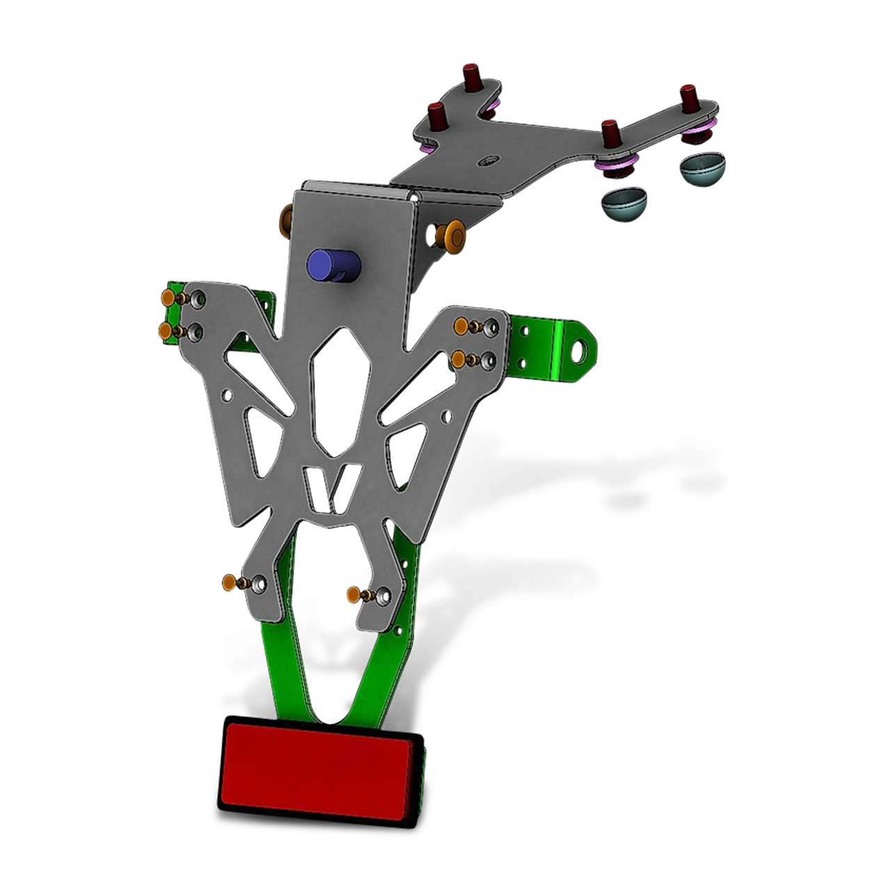Portatarga V PARTS Nero