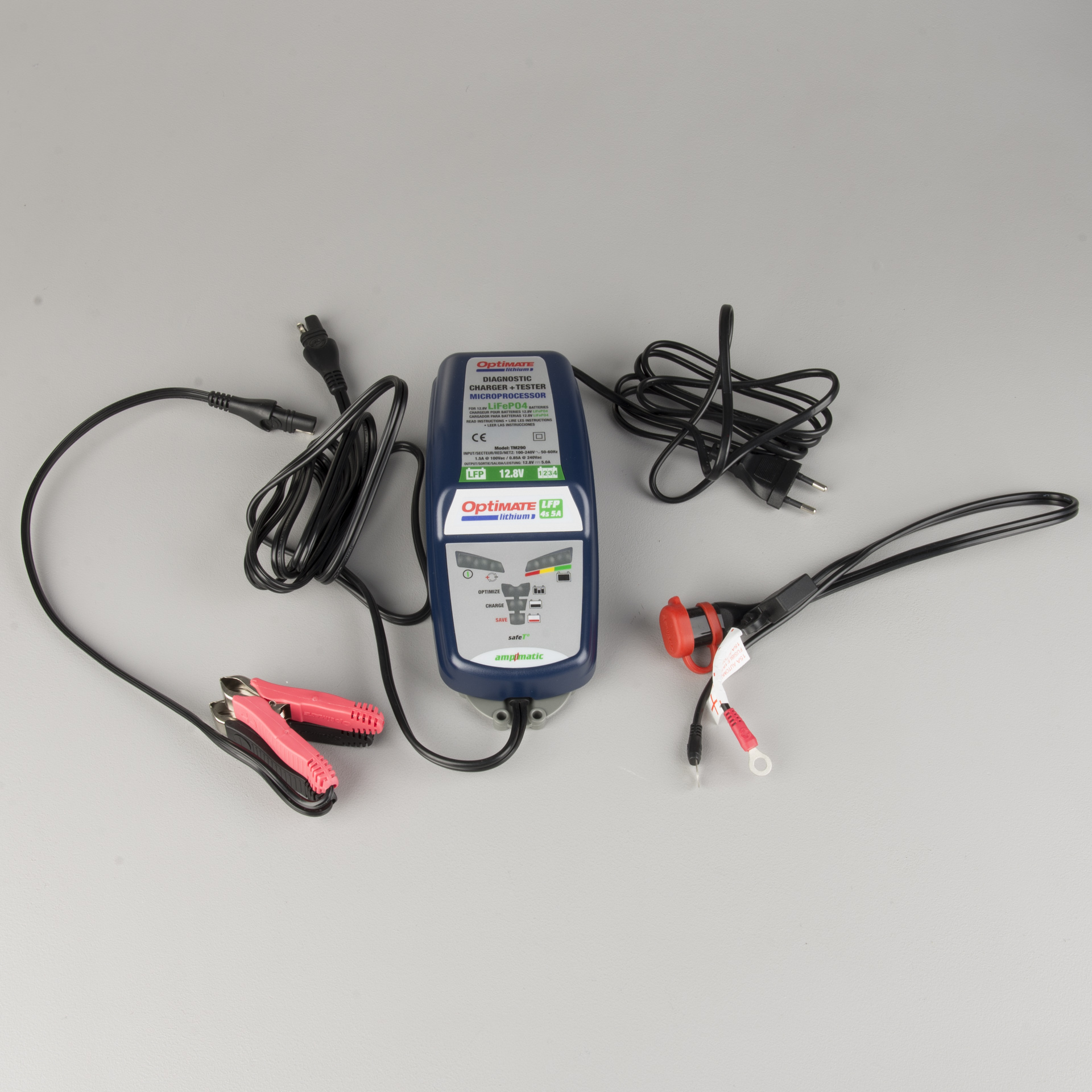 Cargador de Batería TecMate Optimate Litio 0,8A